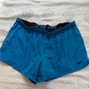 Nike Women’s Blue Athletic Shorts - Lightweight Running Short